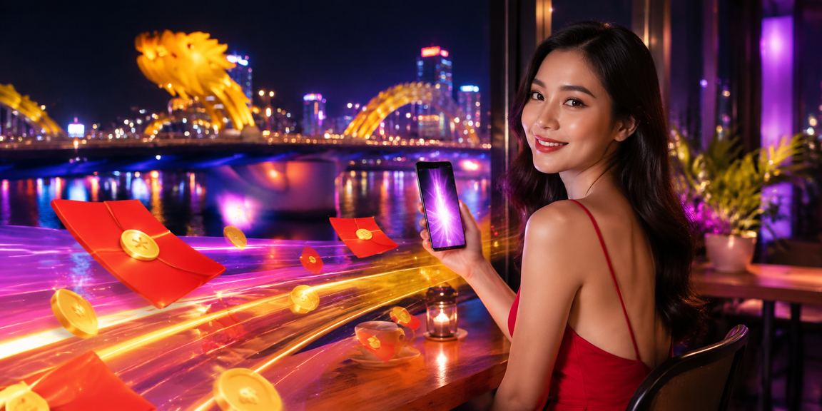Người dùng Đà Nẵng ngồi cà phê xác minh tài khoản và nhận thưởng trực tuyến