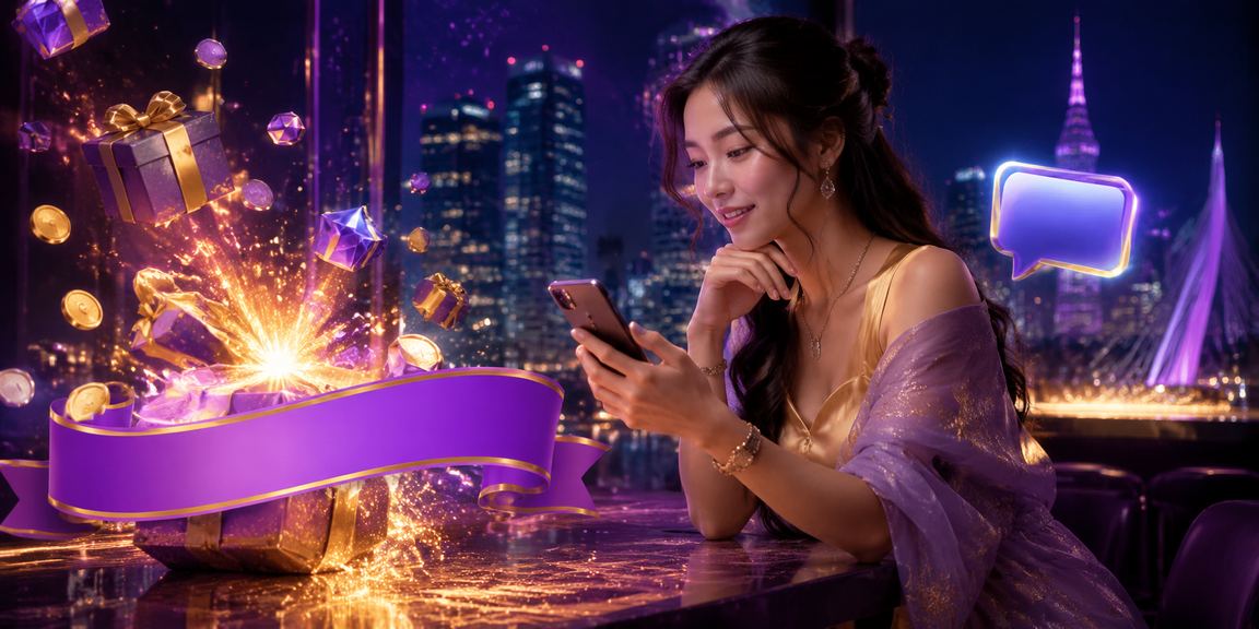 Người dùng tại TP.HCM chơi casino trực tuyến trên điện thoại với ánh đèn neon